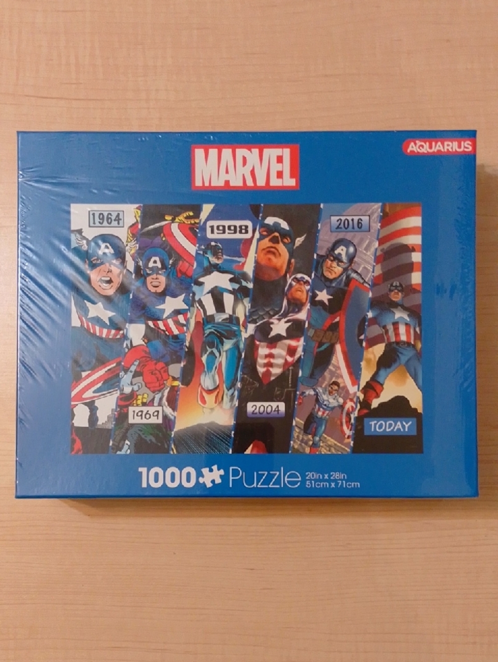 Marvel Captain America 1000 Pieces Jigsaw Puzzle Aquarius